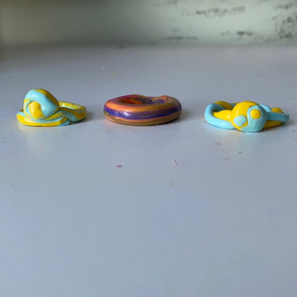 ✨Polymer Clay Rings✨ - Picture 2 of 4